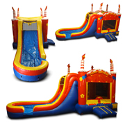 inflatable water park combos